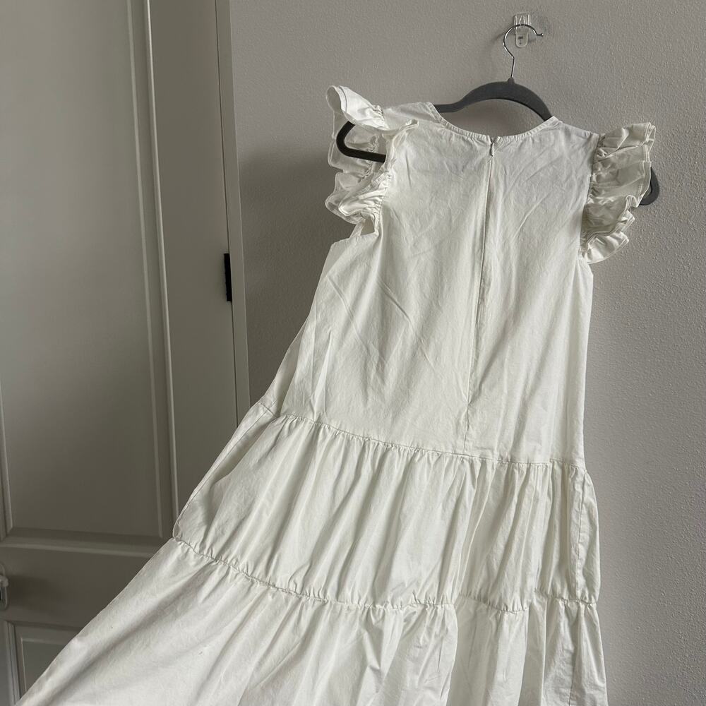 Tuckernuck Pommander Place Corrine Tiered Ruffle Sleeve Dress - Picture 3 of 7